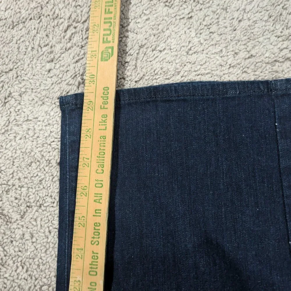 NYDJ Marilyn Straight dark wash‎ Size 14P - Picture 7 of 9